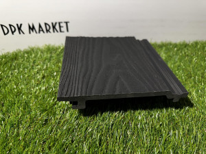 Фасадная панель дпк Polywood 3D Графит Фасадная панель дпк Polywood 3D Графит